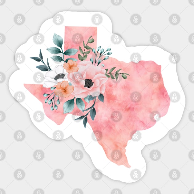 Texas Floral Sticker by bloomnc